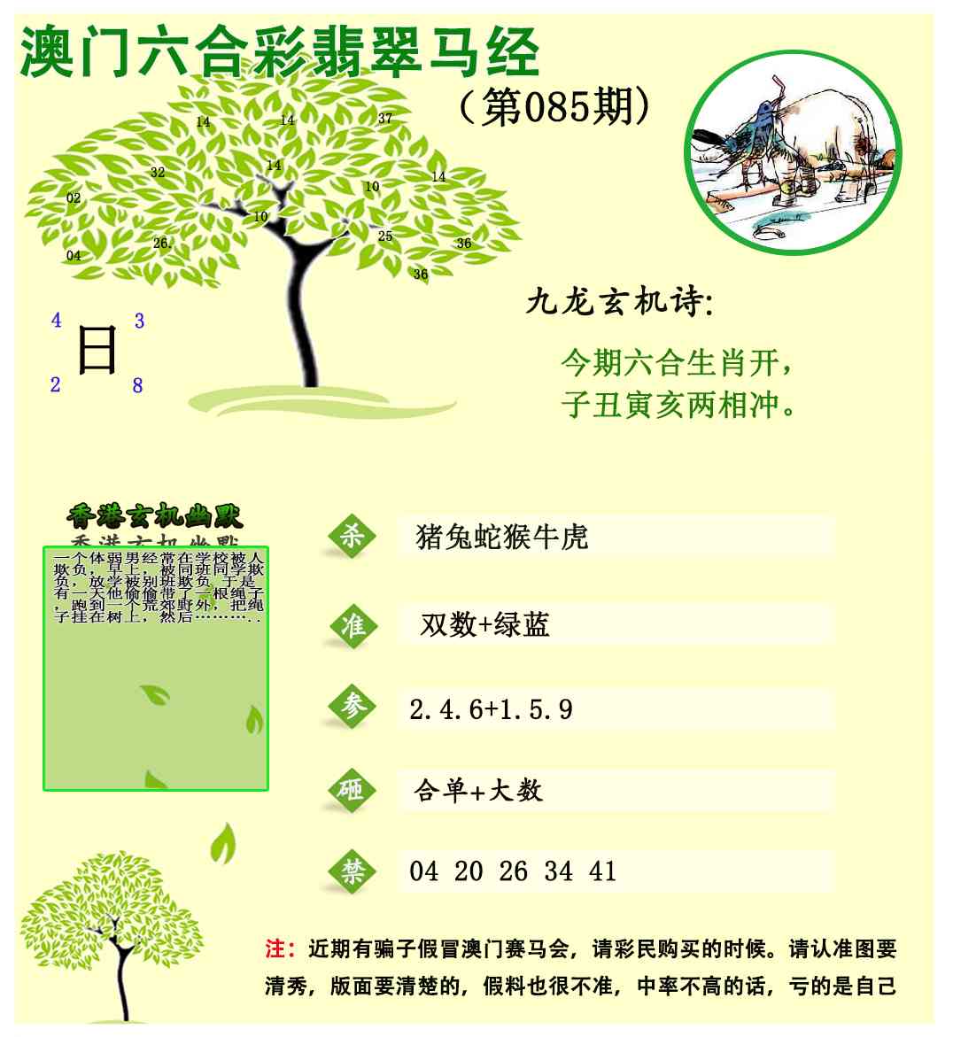 085期翡翠马经[图]