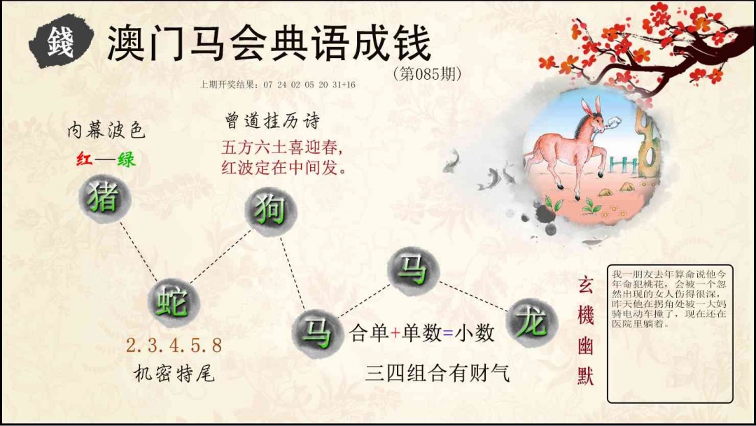 085期典语成钱[图]